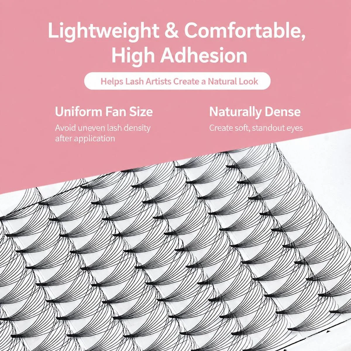 Short Stem Premade Fans 9D
